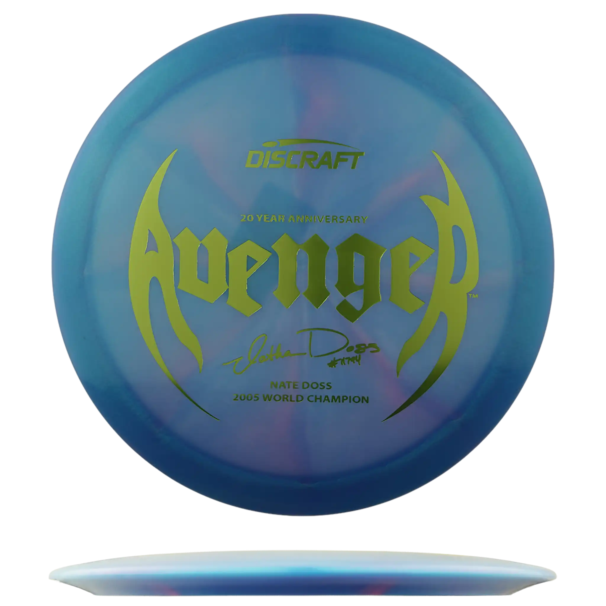 ColorShift Swirl Elite Z Avenger - Nate Doss 2005 World Champion - 20 Year Anniversary