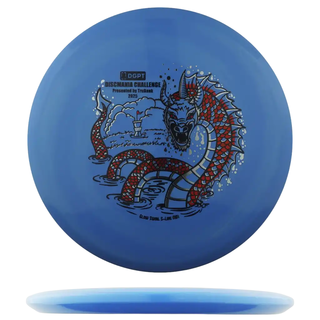 Glow Swirl S-Line MD1 - Discmania Challenge - Triple Stamp