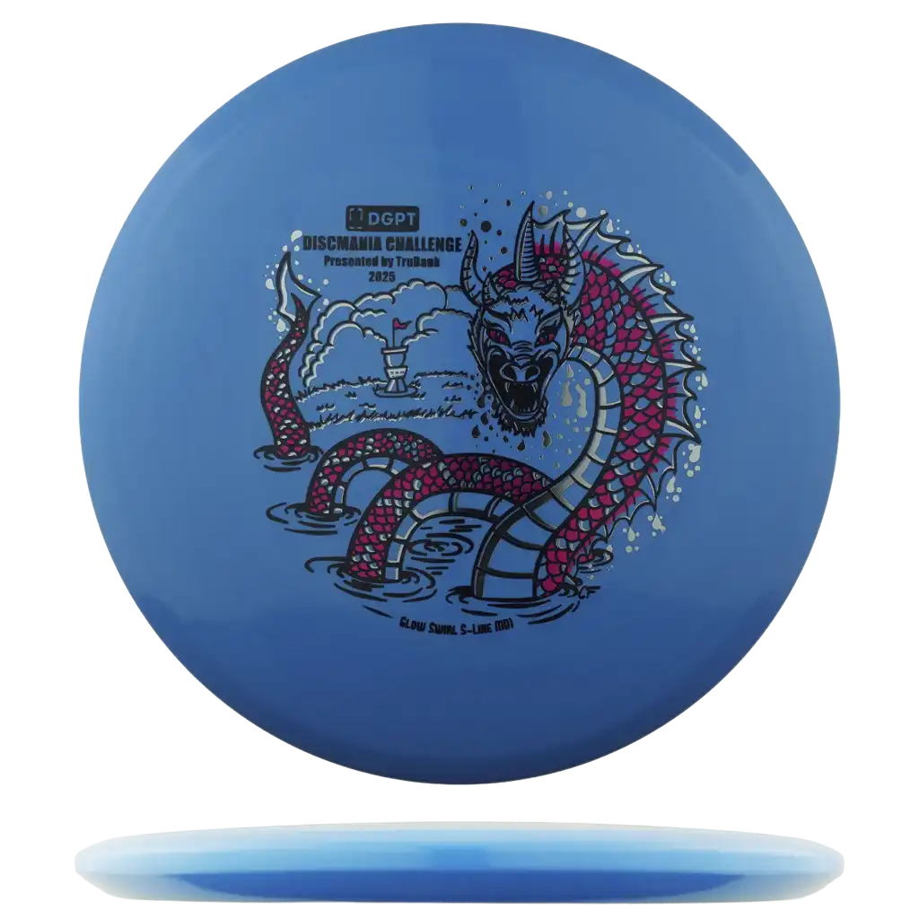 Glow Swirl S-Line MD1 - Discmania Challenge - Triple Stamp