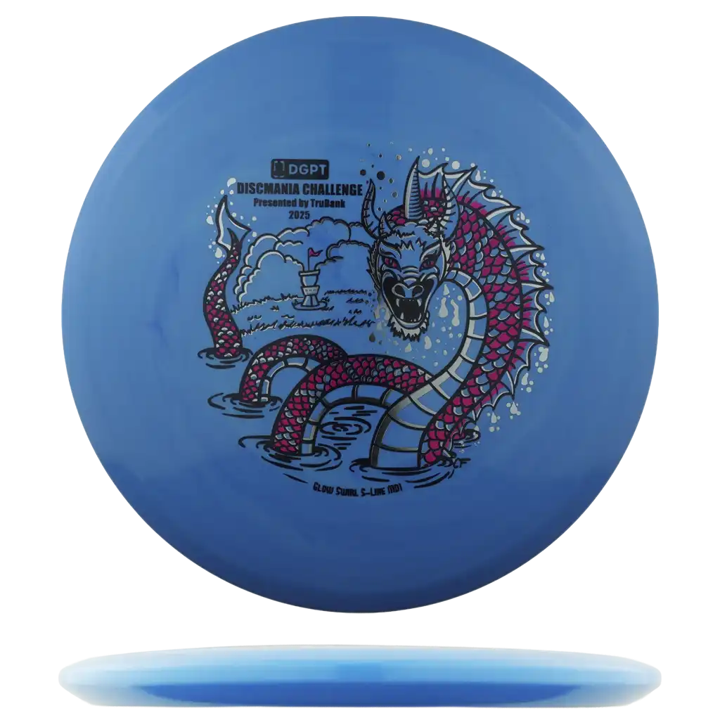 Glow Swirl S-Line MD1 - Discmania Challenge - Triple Stamp