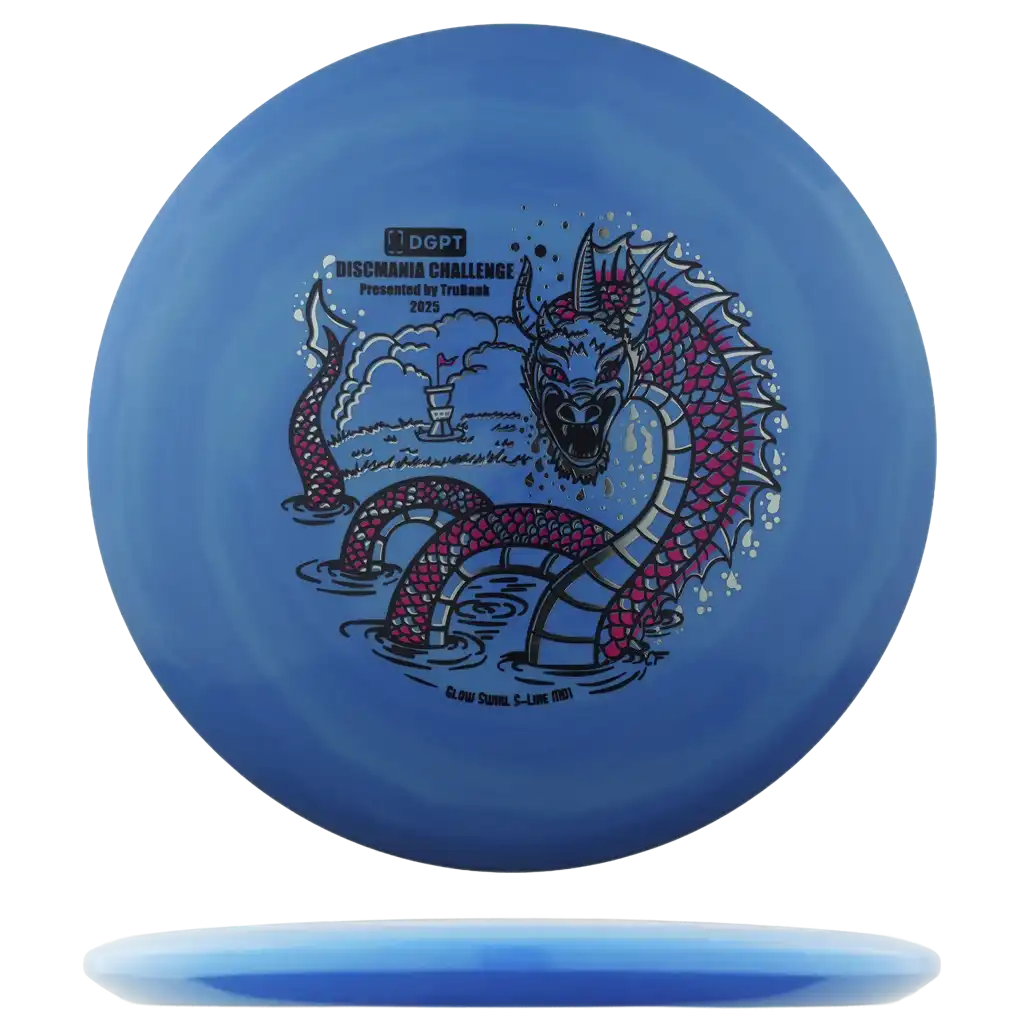 Glow Swirl S-Line MD1 - Discmania Challenge - Triple Stamp