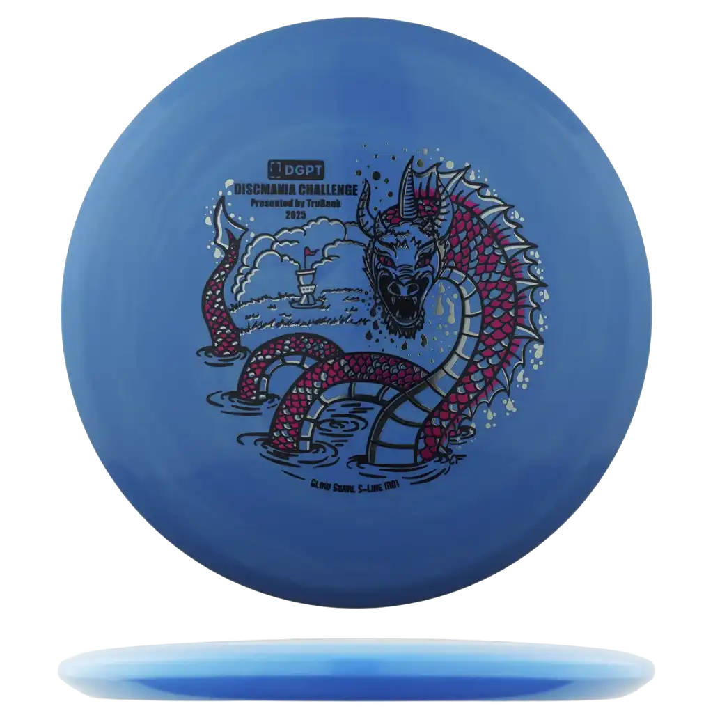Glow Swirl S-Line MD1 - Discmania Challenge - Triple Stamp