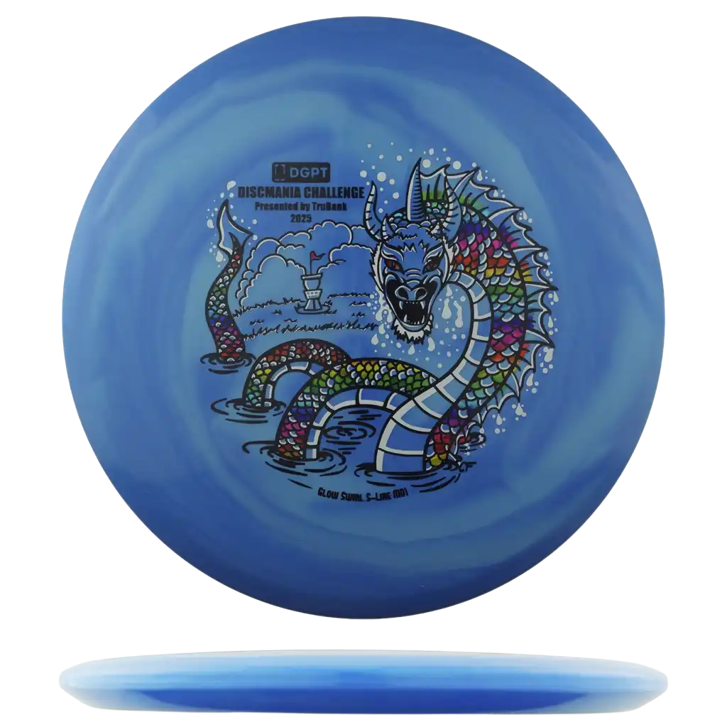 Glow Swirl S-Line MD1 - Discmania Challenge - Triple Stamp