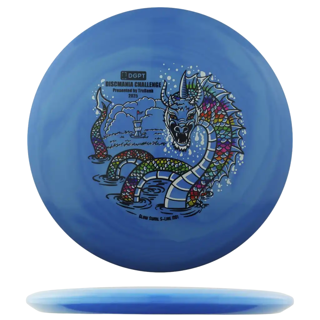 Glow Swirl S-Line MD1 - Discmania Challenge - Triple Stamp