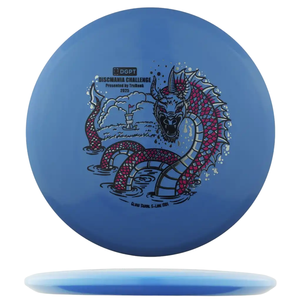 Glow Swirl S-Line MD1 - Discmania Challenge - Triple Stamp