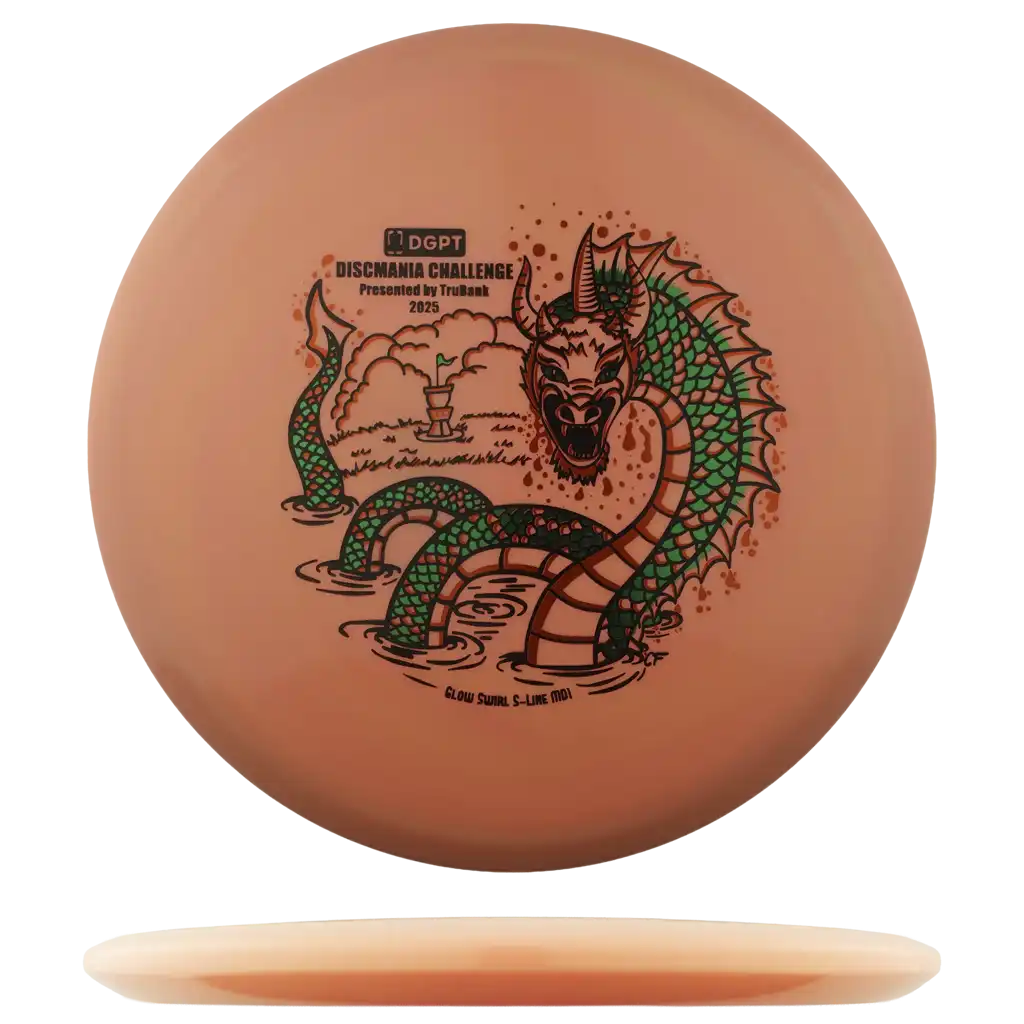 Glow Swirl S-Line MD1 - Discmania Challenge - Triple Stamp