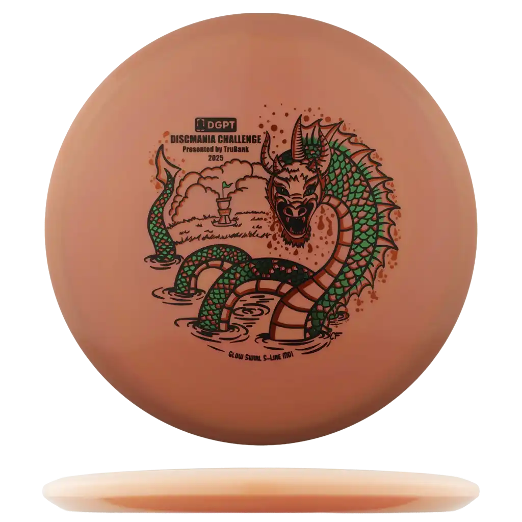 Glow Swirl S-Line MD1 - Discmania Challenge - Triple Stamp