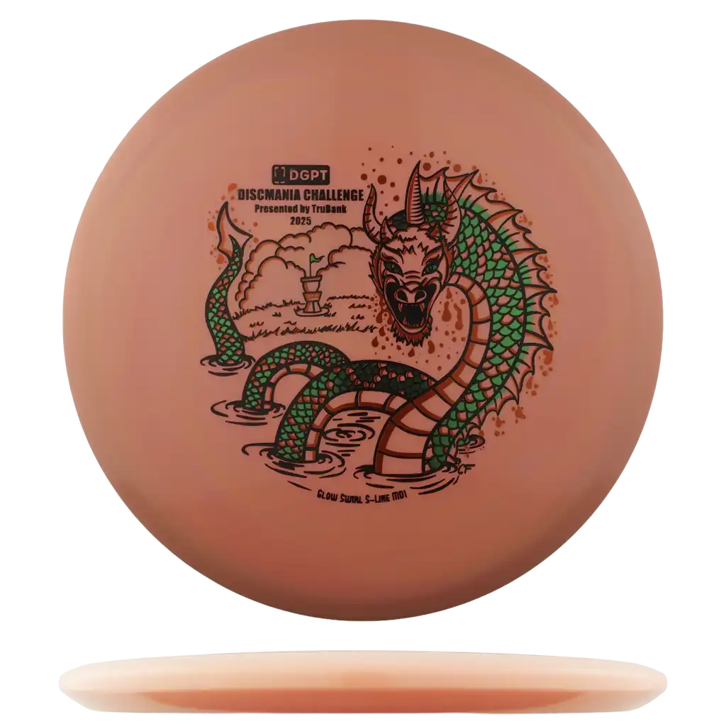 Glow Swirl S-Line MD1 - Discmania Challenge - Triple Stamp