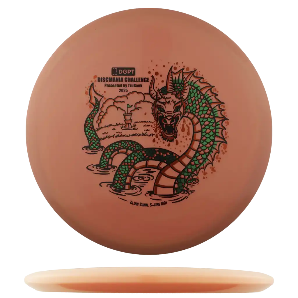 Glow Swirl S-Line MD1 - Discmania Challenge - Triple Stamp