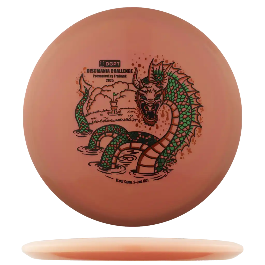 Glow Swirl S-Line MD1 - Discmania Challenge - Triple Stamp