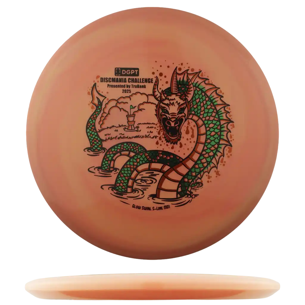 Glow Swirl S-Line MD1 - Discmania Challenge - Triple Stamp