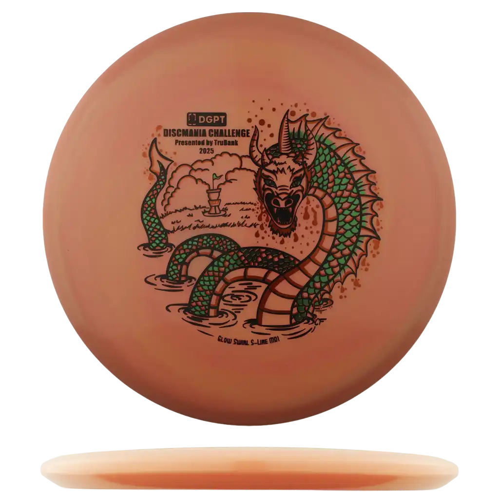 Glow Swirl S-Line MD1 - Discmania Challenge - Triple Stamp