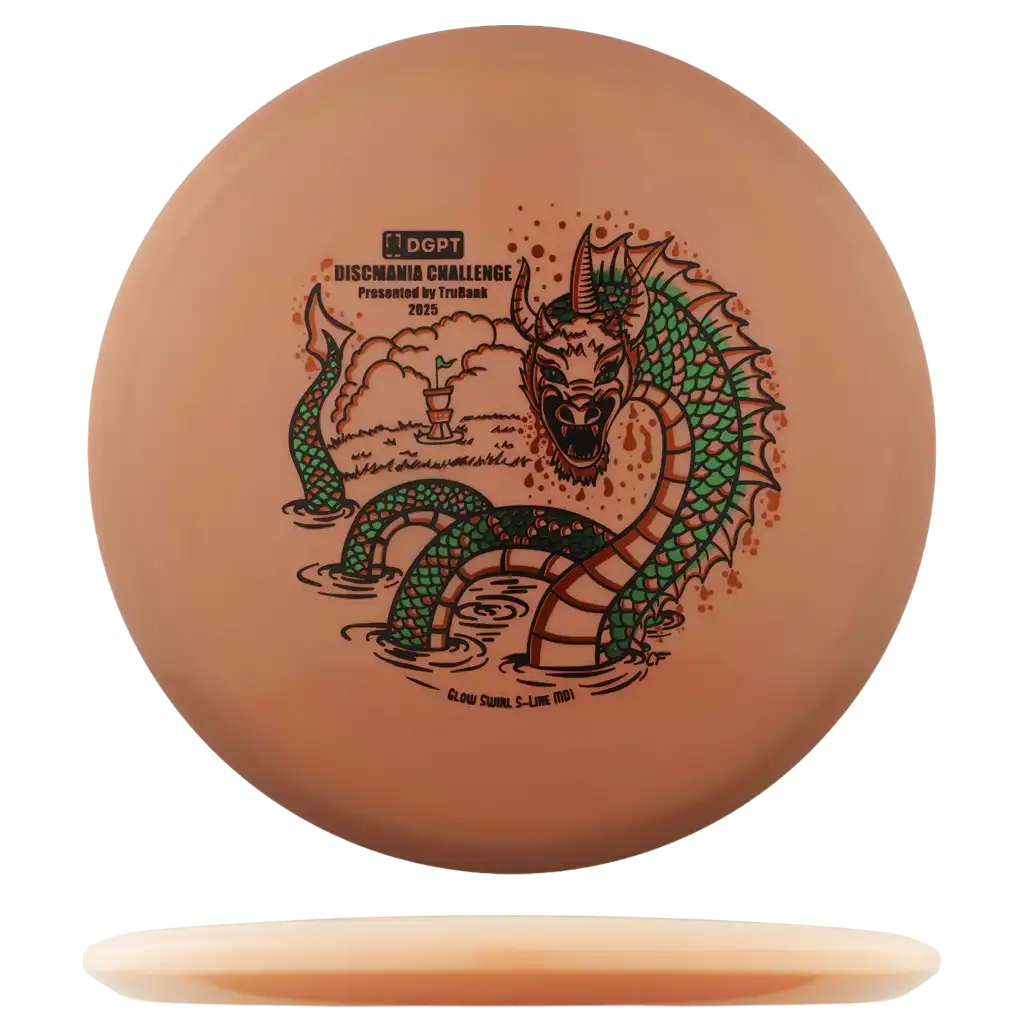 Glow Swirl S-Line MD1 - Discmania Challenge - Triple Stamp