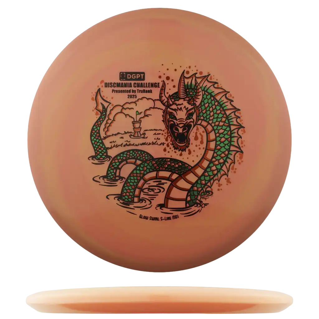 Glow Swirl S-Line MD1 - Discmania Challenge - Triple Stamp