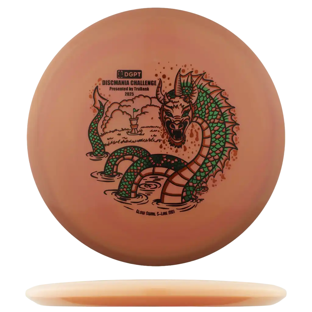 Glow Swirl S-Line MD1 - Discmania Challenge - Triple Stamp