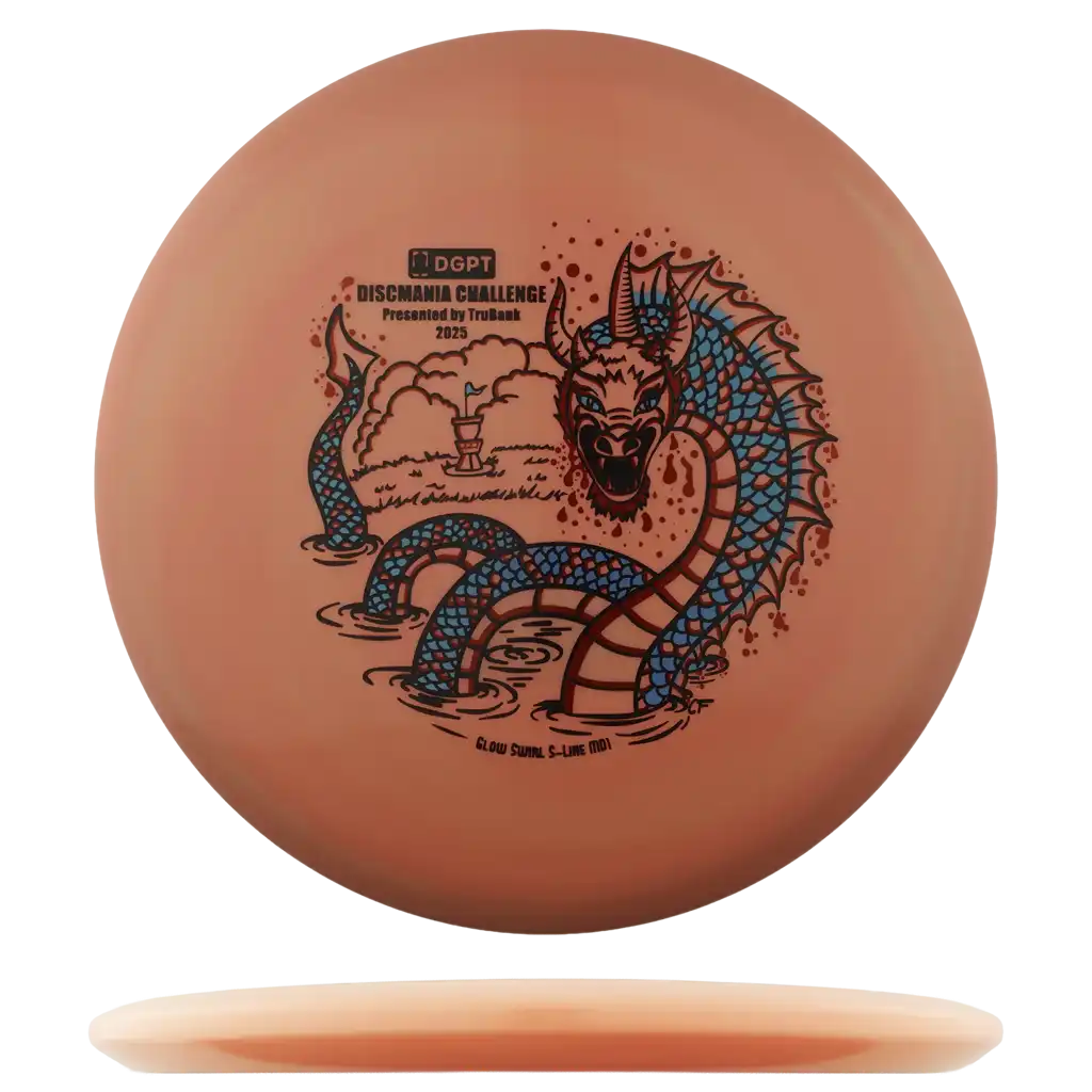 Glow Swirl S-Line MD1 - Discmania Challenge - Triple Stamp