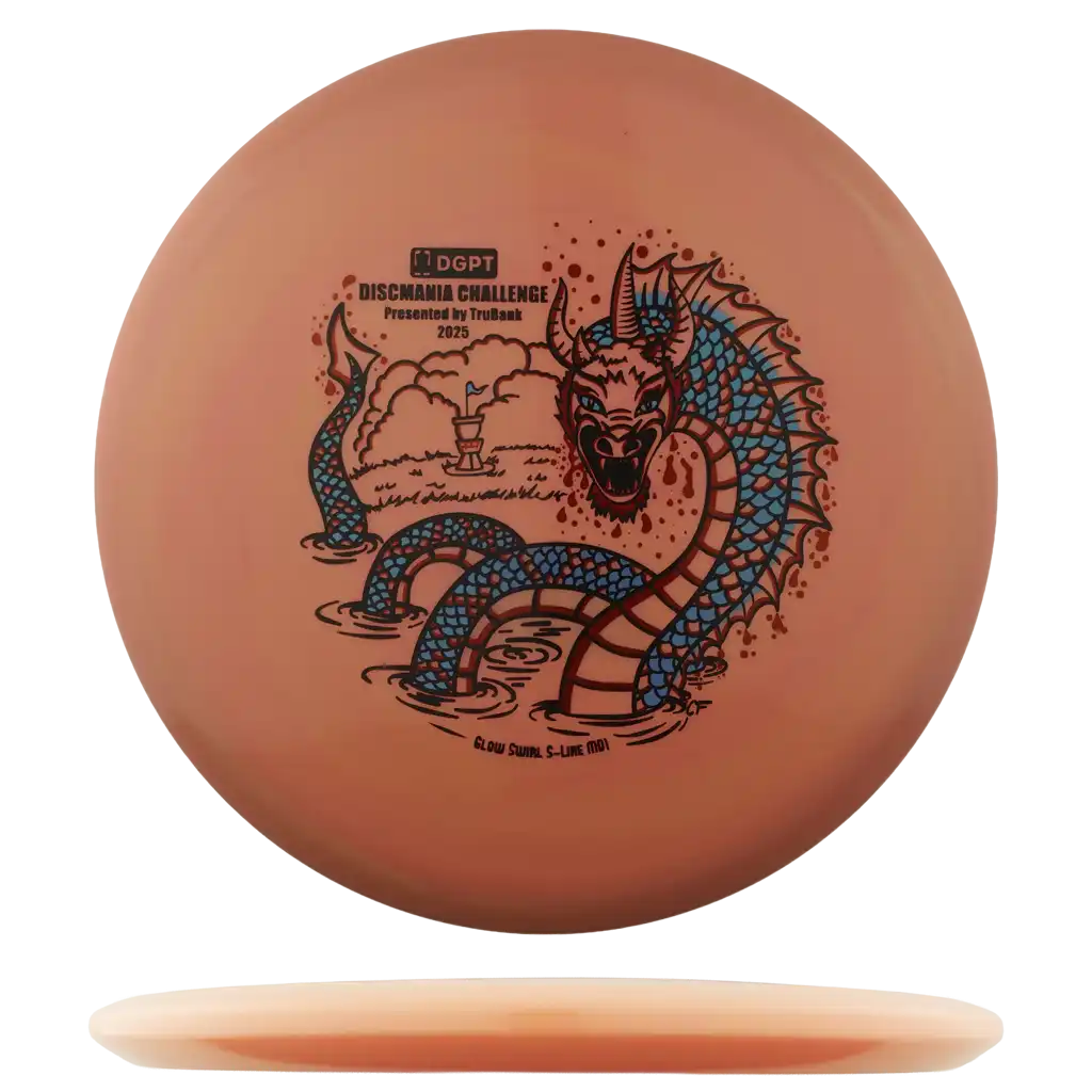 Glow Swirl S-Line MD1 - Discmania Challenge - Triple Stamp
