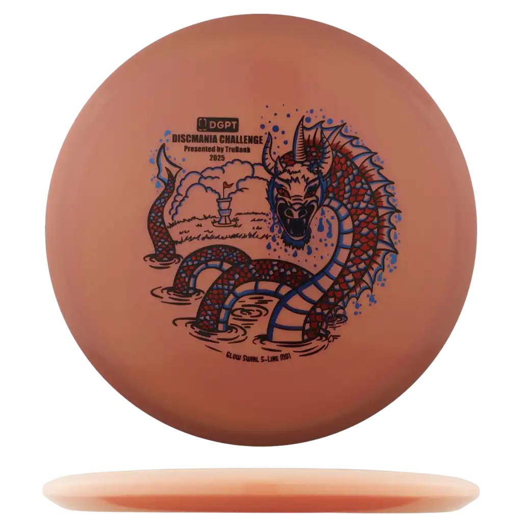 Glow Swirl S-Line MD1 - Discmania Challenge - Triple Stamp