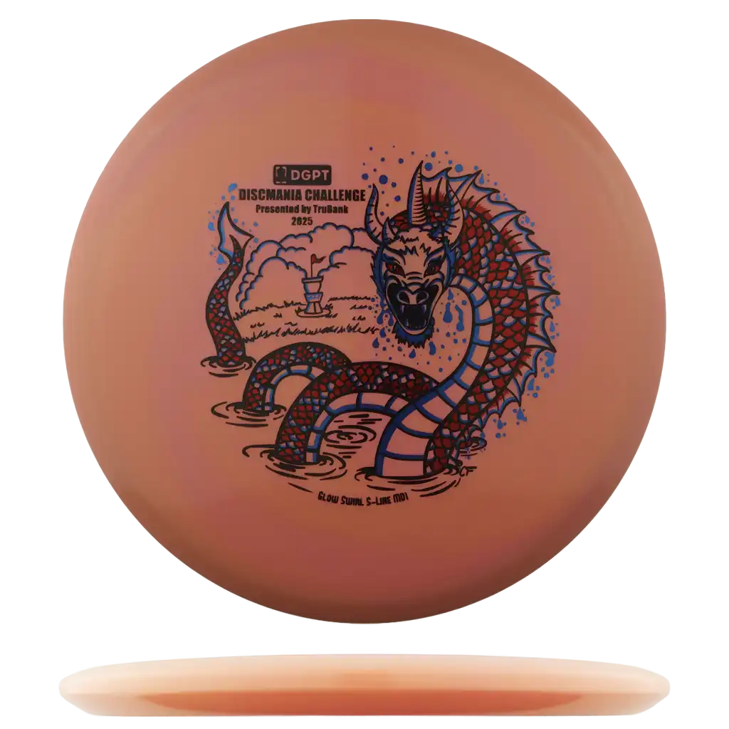 Glow Swirl S-Line MD1 - Discmania Challenge - Triple Stamp