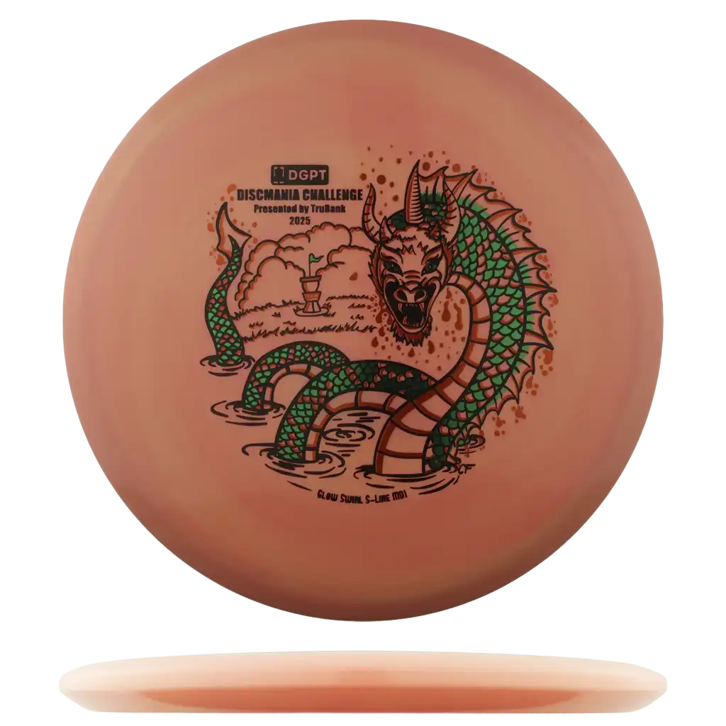 Glow Swirl S-Line MD1 - Discmania Challenge - Triple Stamp