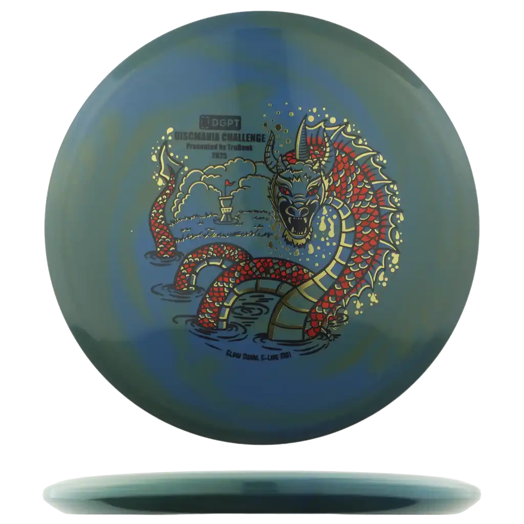 Glow Swirl S-Line MD1 - Discmania Challenge - Triple Stamp