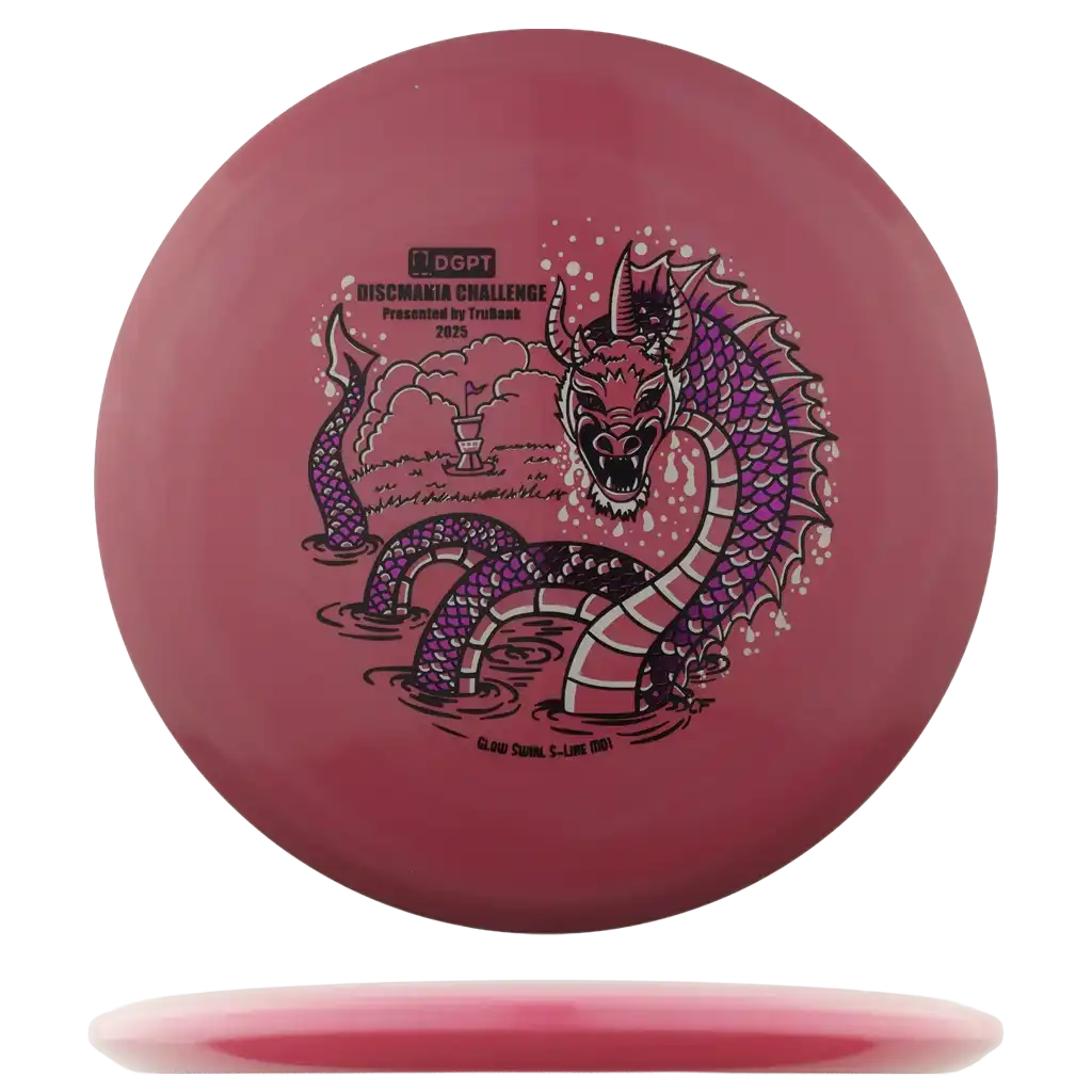 Glow Swirl S-Line MD1 - Discmania Challenge - Triple Stamp