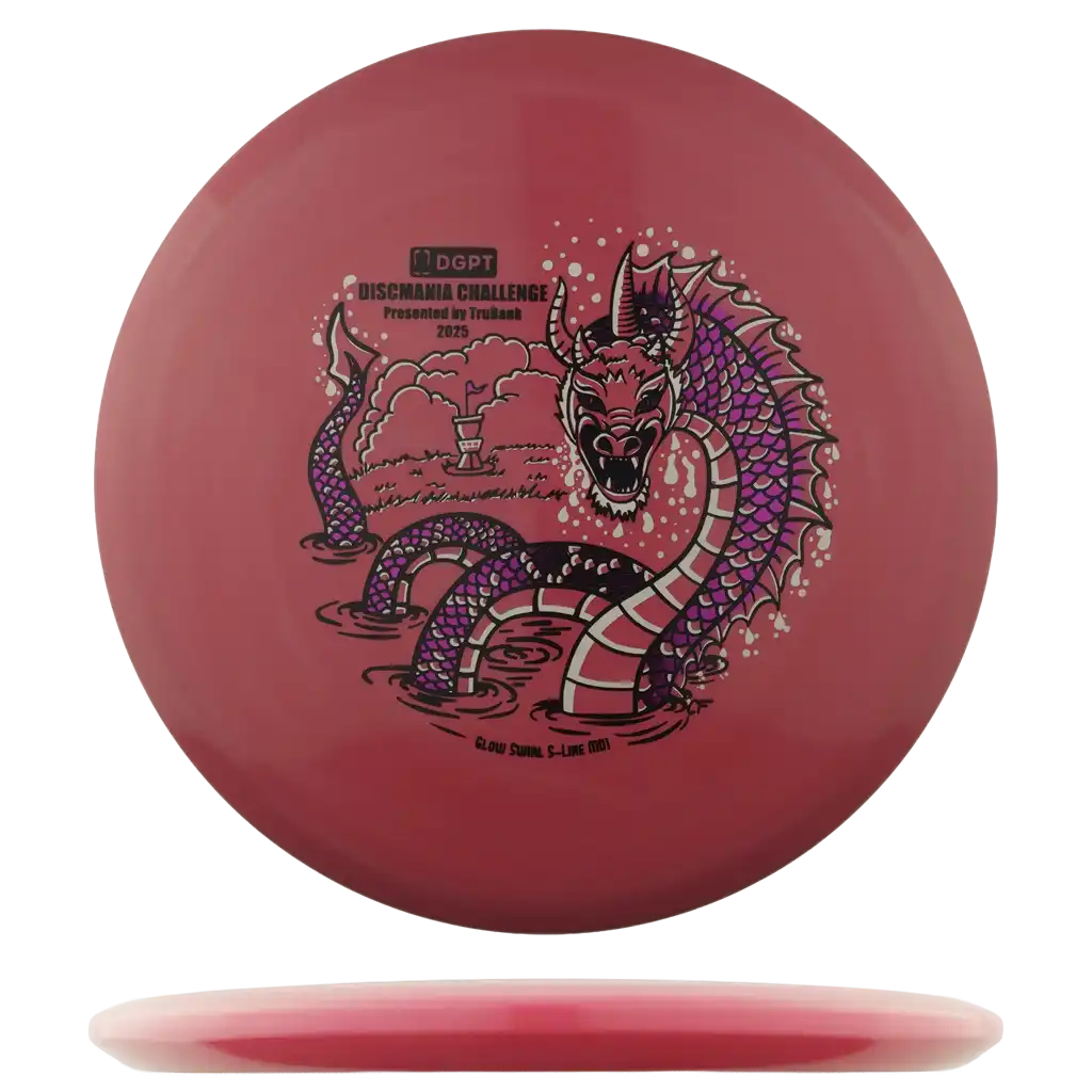 Glow Swirl S-Line MD1 - Discmania Challenge - Triple Stamp