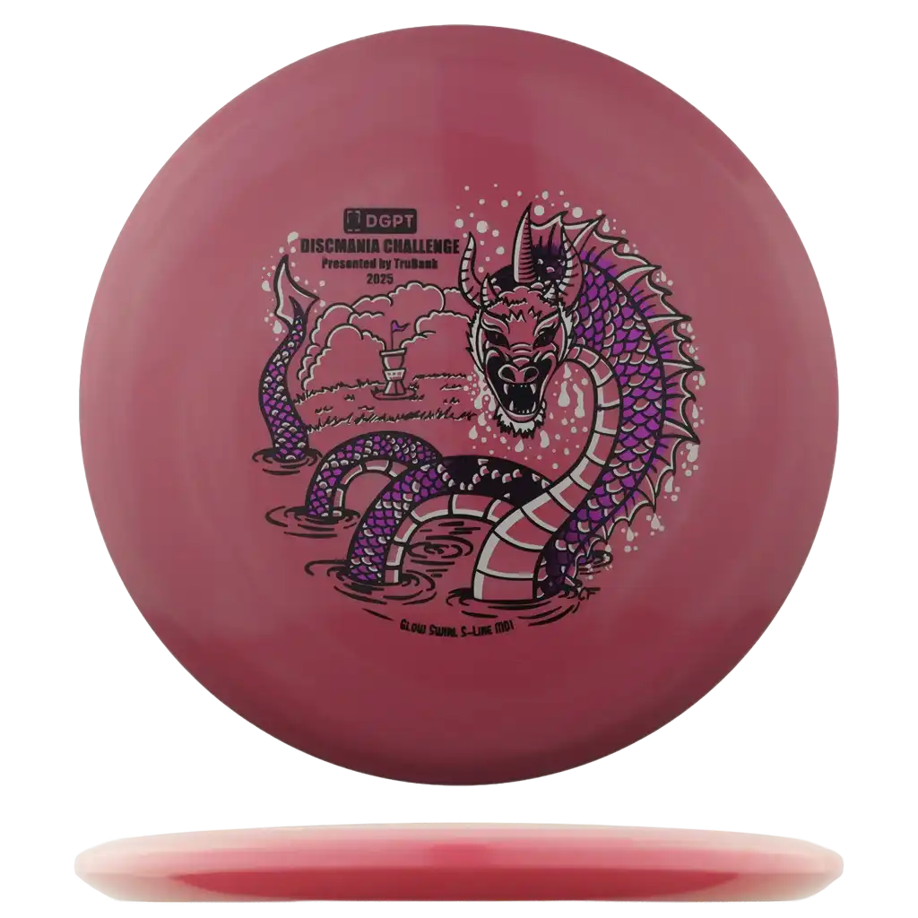 Glow Swirl S-Line MD1 - Discmania Challenge - Triple Stamp
