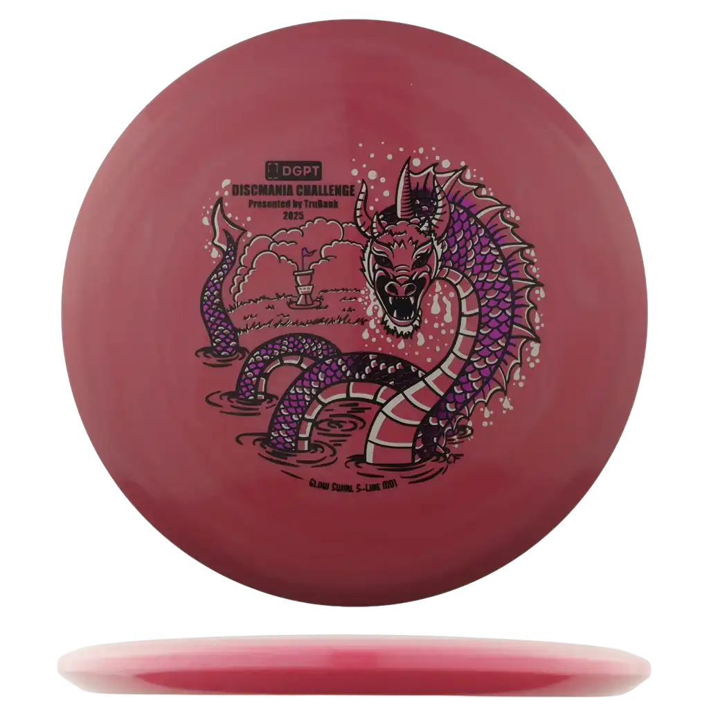 Glow Swirl S-Line MD1 - Discmania Challenge - Triple Stamp