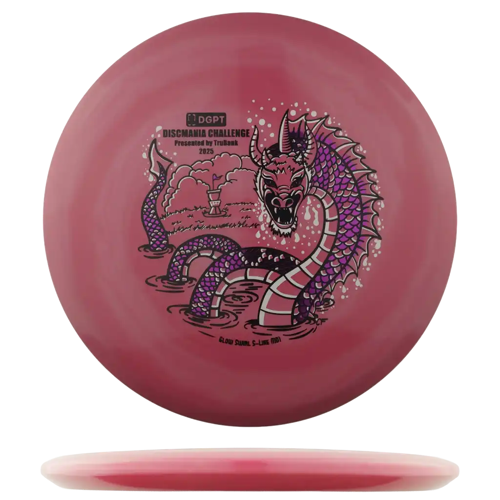Glow Swirl S-Line MD1 - Discmania Challenge - Triple Stamp