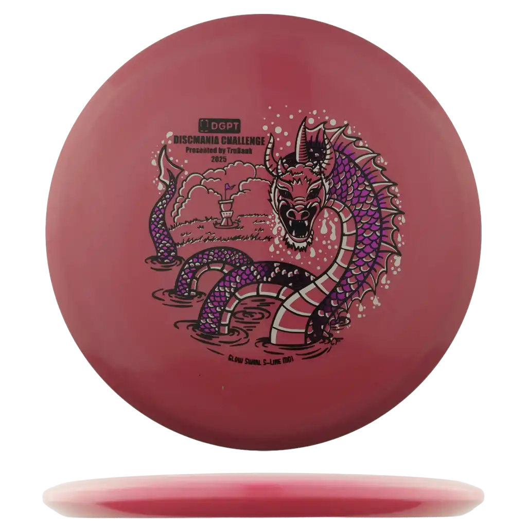 Glow Swirl S-Line MD1 - Discmania Challenge - Triple Stamp