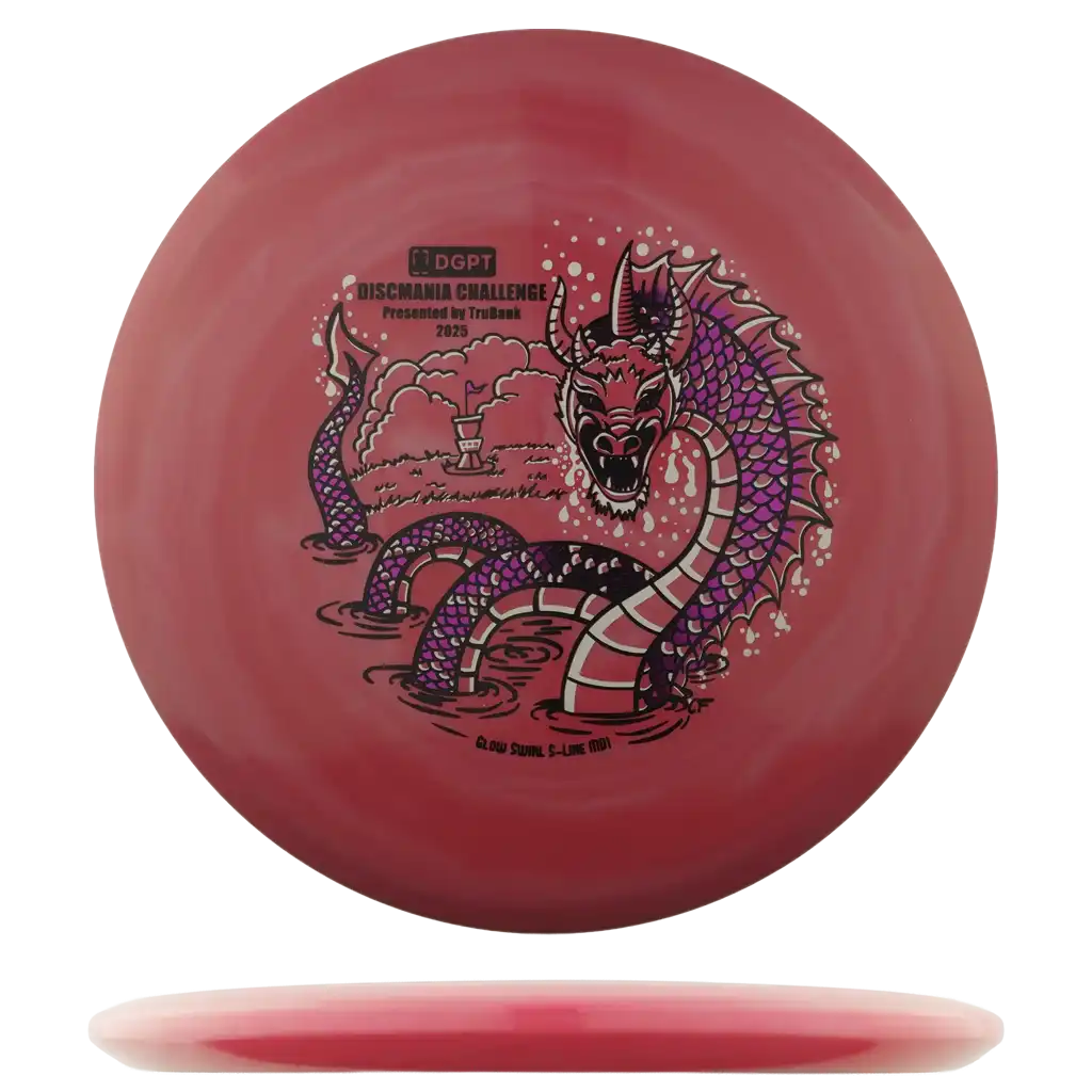 Glow Swirl S-Line MD1 - Discmania Challenge - Triple Stamp