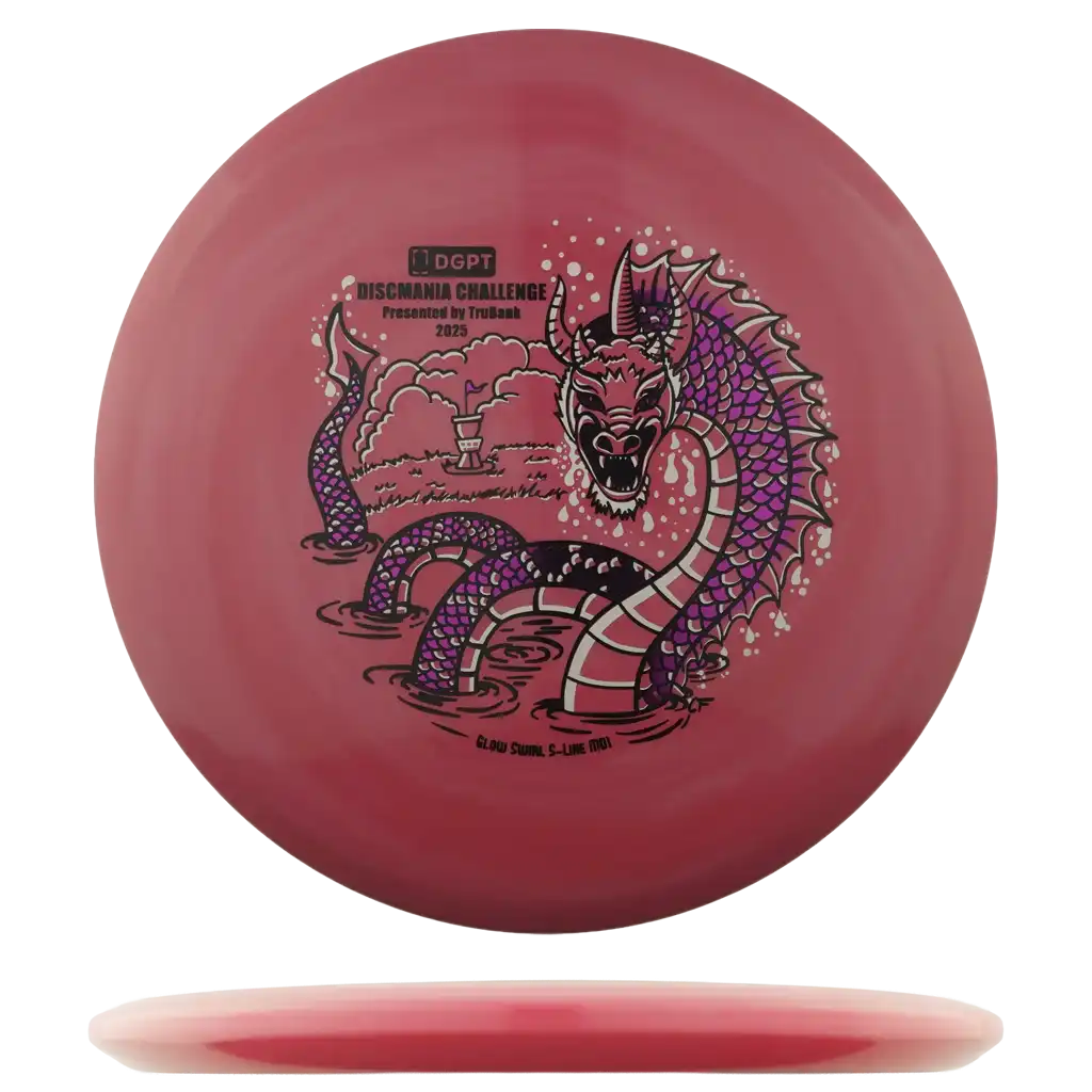 Glow Swirl S-Line MD1 - Discmania Challenge - Triple Stamp