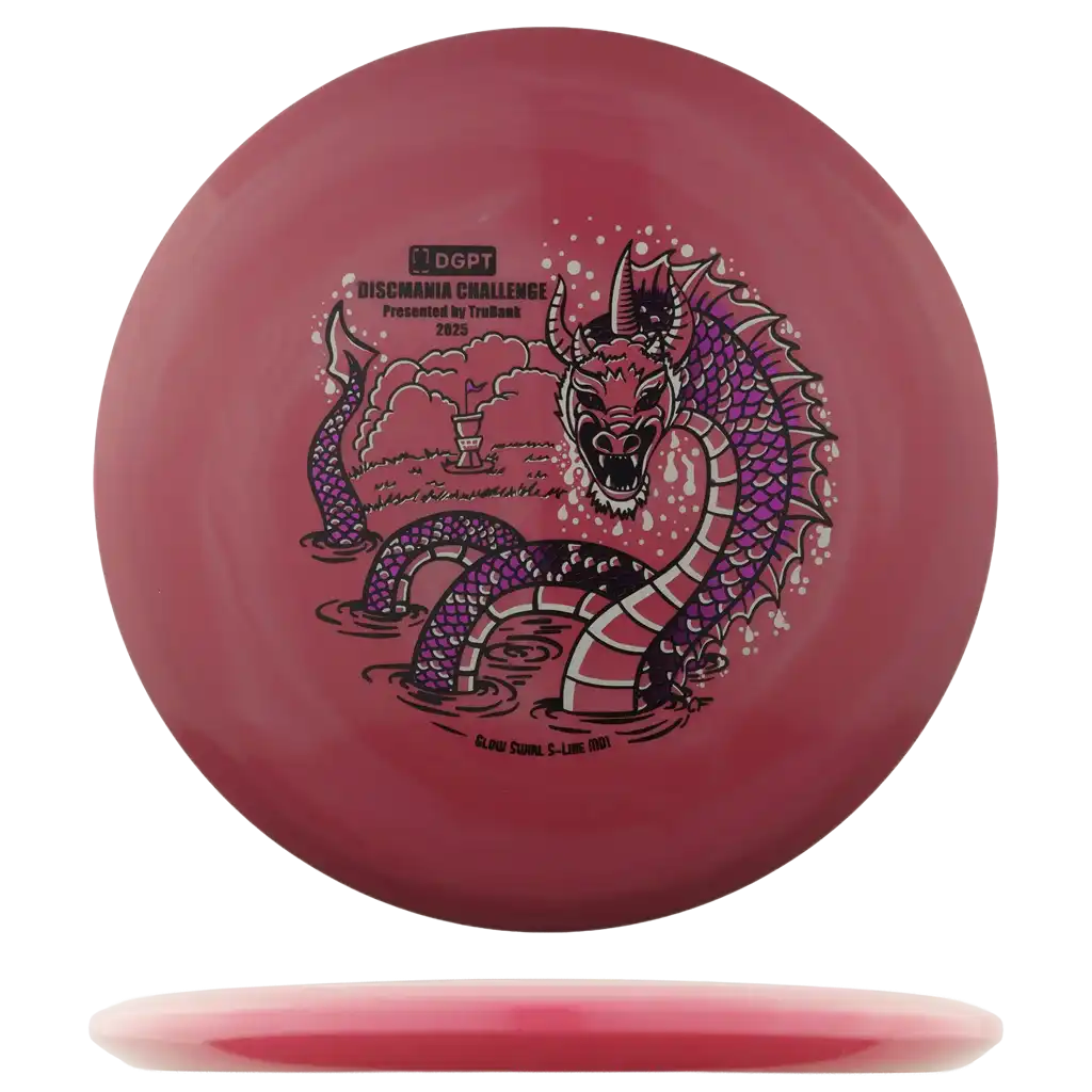 Glow Swirl S-Line MD1 - Discmania Challenge - Triple Stamp