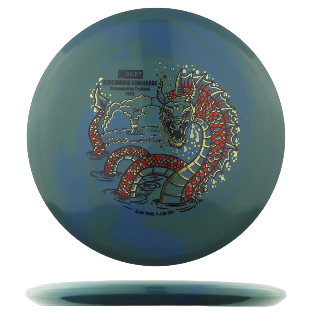 Glow Swirl S-Line MD1 - Discmania Challenge - Triple Stamp