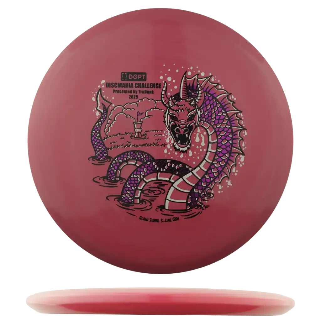 Glow Swirl S-Line MD1 - Discmania Challenge - Triple Stamp
