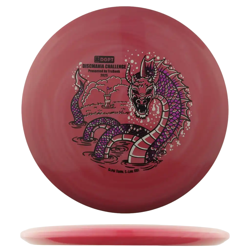 Glow Swirl S-Line MD1 - Discmania Challenge - Triple Stamp