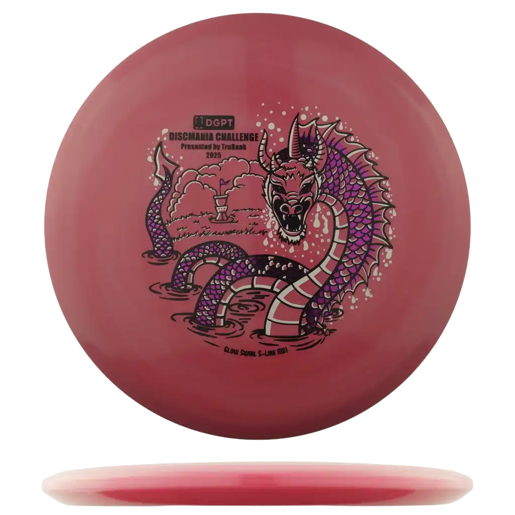 Glow Swirl S-Line MD1 - Discmania Challenge - Triple Stamp
