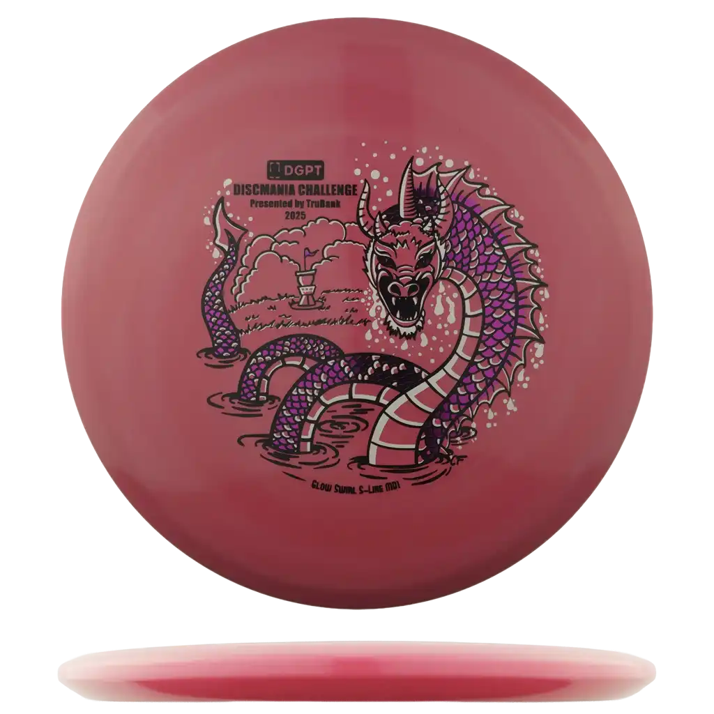 Glow Swirl S-Line MD1 - Discmania Challenge - Triple Stamp