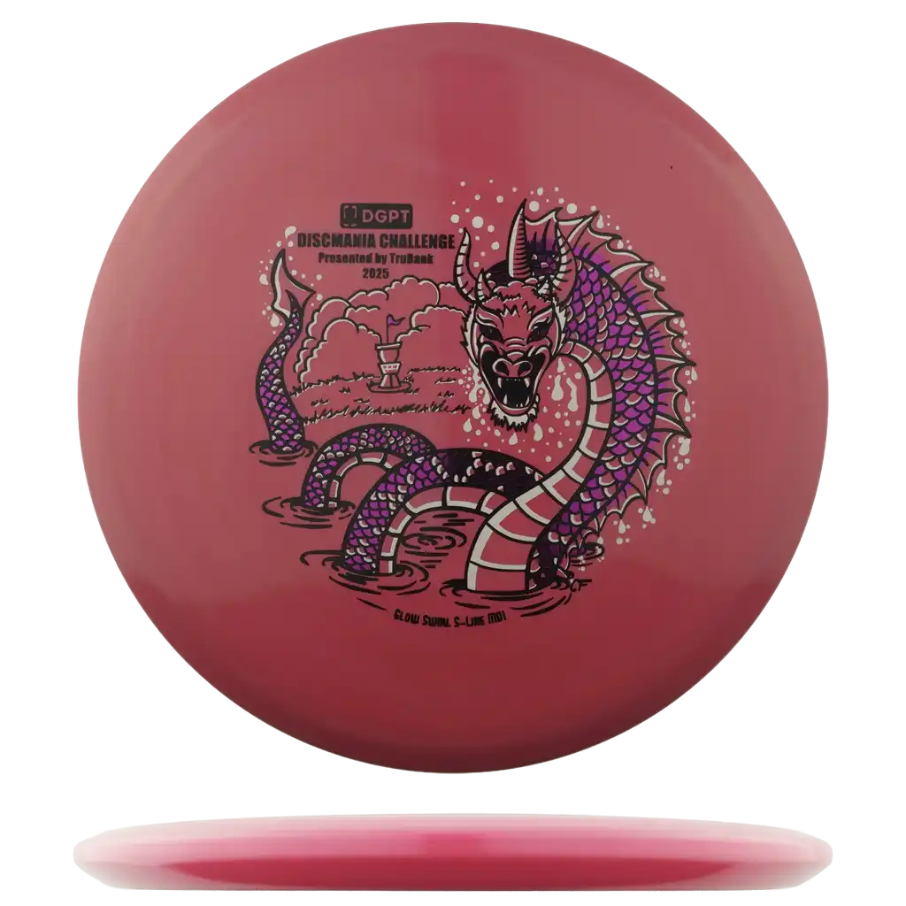 Glow Swirl S-Line MD1 - Discmania Challenge - Triple Stamp