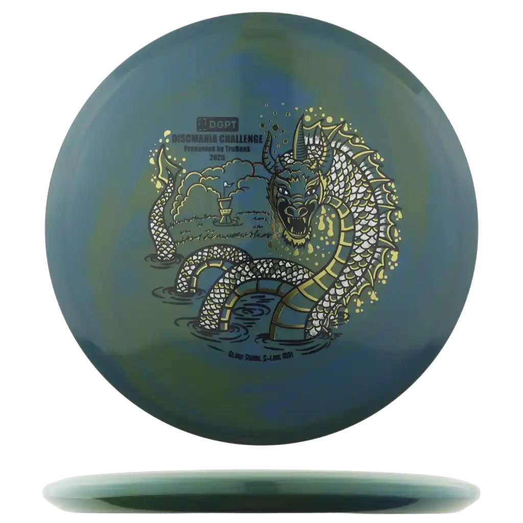 Glow Swirl S-Line MD1 - Discmania Challenge - Triple Stamp