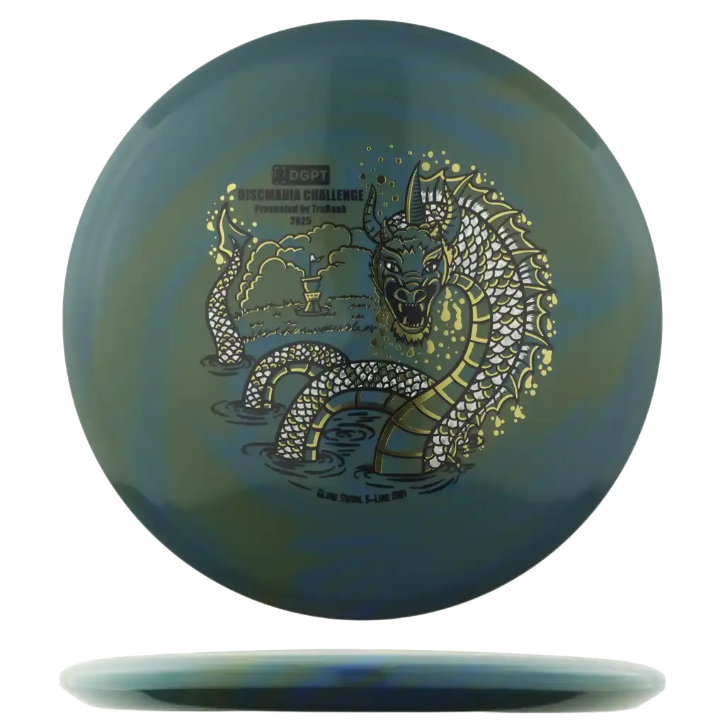 Glow Swirl S-Line MD1 - Discmania Challenge - Triple Stamp