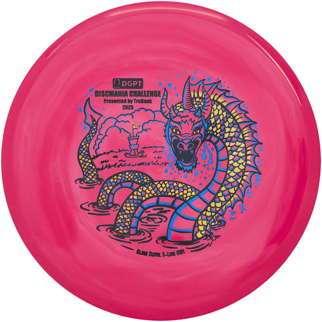 Glow Swirl S-Line MD1 - Discmania Challenge - Triple Stamp