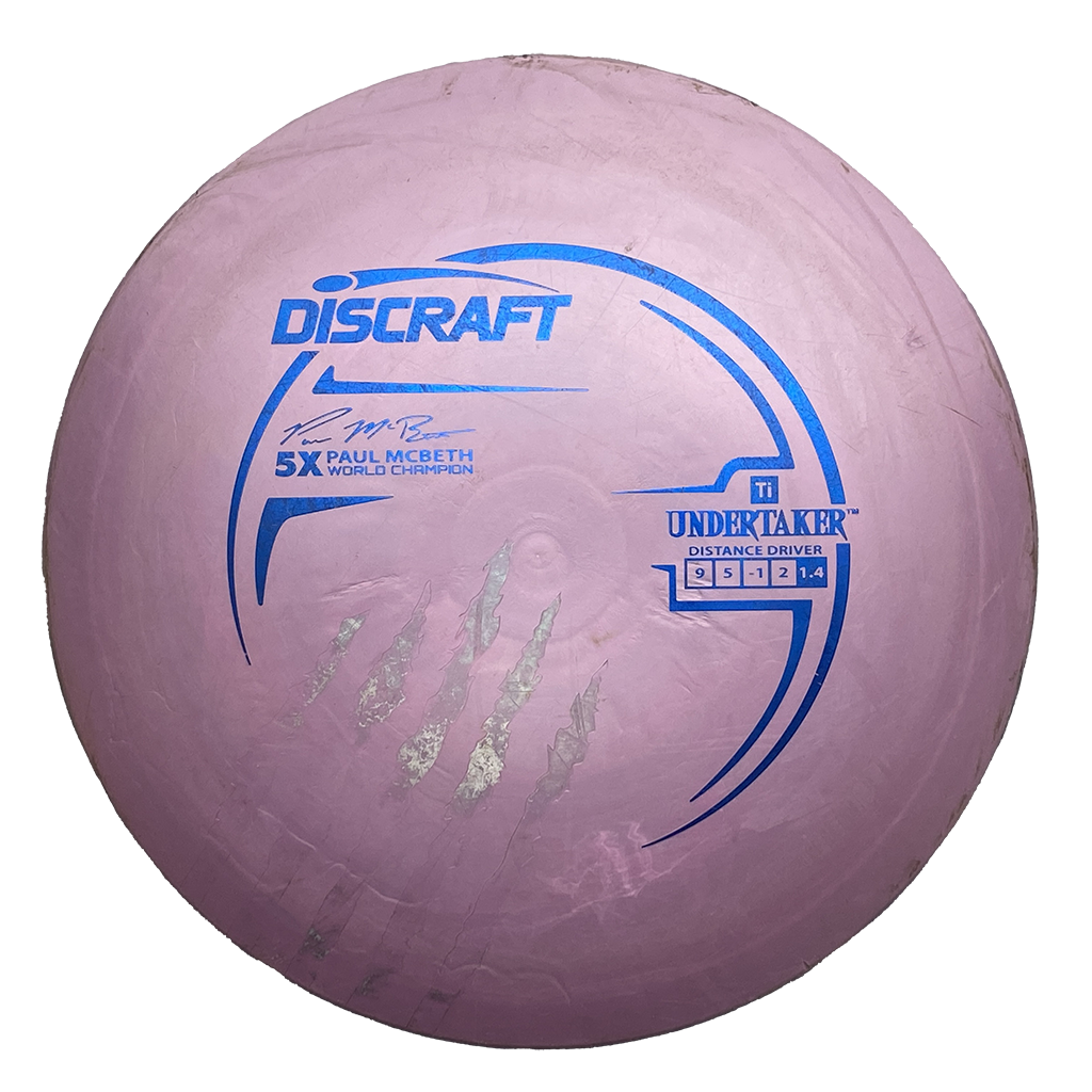 Discraft Titanium Undertaker - Paul McBeth 5x World Championships Claw Stamp