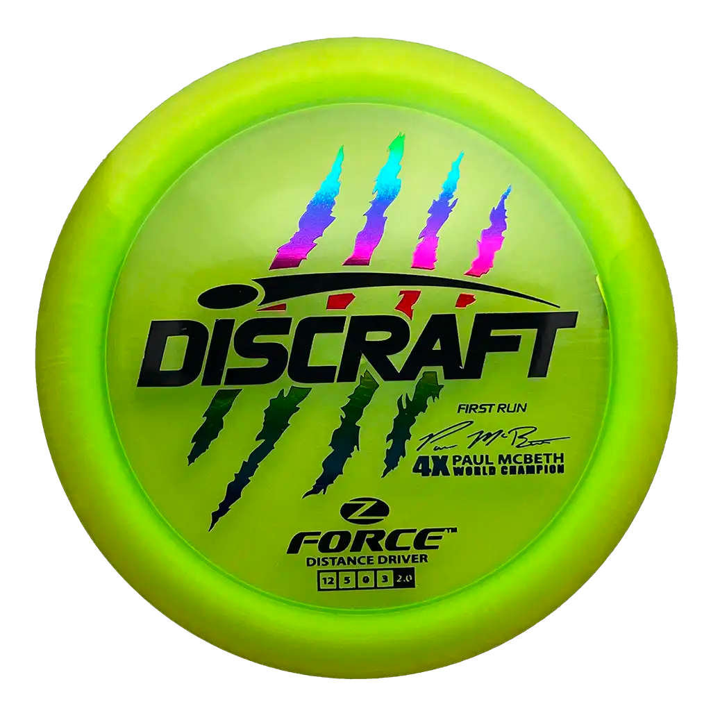 Z Force - 4X Paul McBeth World Champion - First Run