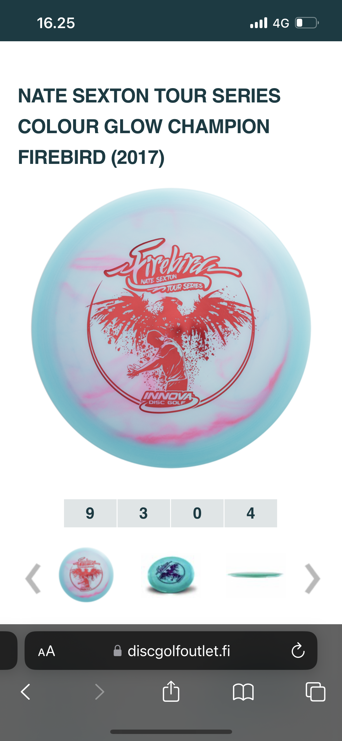 Innova Color Glow Champion Firebird - Nate Sexton 2017