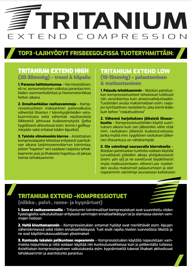 Tritanium Extend High - Kompressionilkkatuet