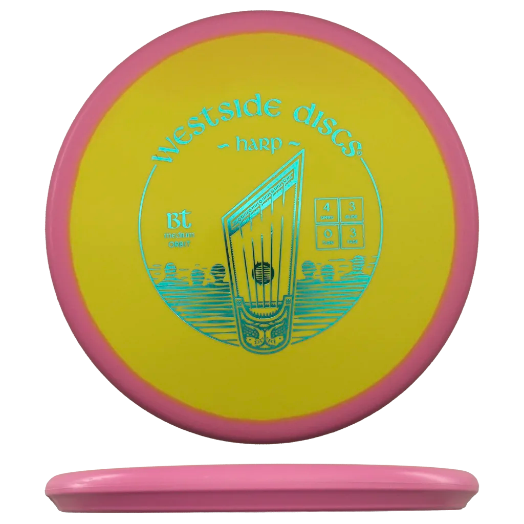 BT Medium Orbit Harp - Pinkki/Keltainen