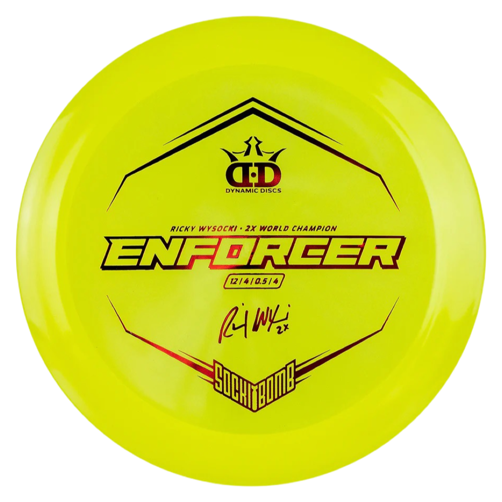 Dynamic Discs Lucid Ice Enforcer - Ricky Wysocki Sockibomb