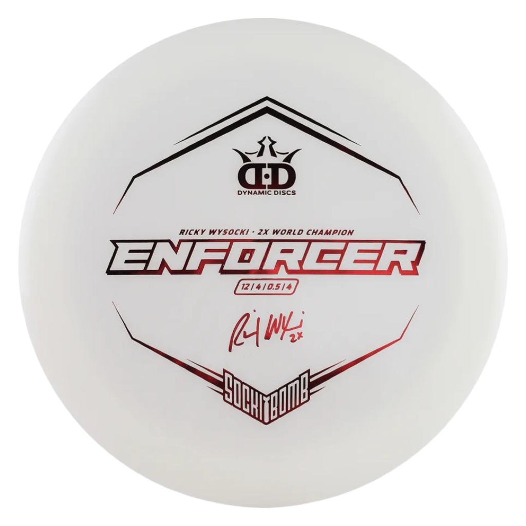 Dynamic Discs Lucid Ice Enforcer - Ricky Wysocki Sockibomb